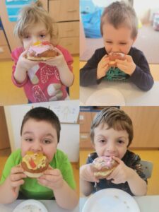 Dekorowanie pączków z okazji tłustego czwartku